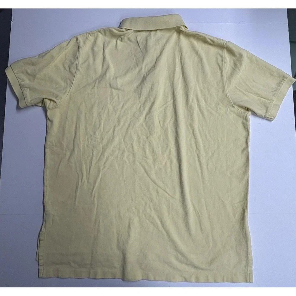 Ralph Lauren Polo Mens Classic Fit Solid Yellow Short Sleeve Size XXL